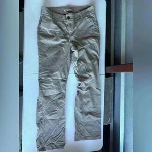Lee mid rise straight leg Khaki Pants Size 12  99% Cotton